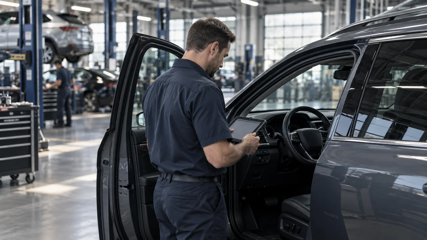Illustration of an automotive partnership discussion